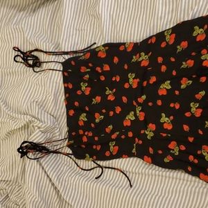 Reformation strawberry dress